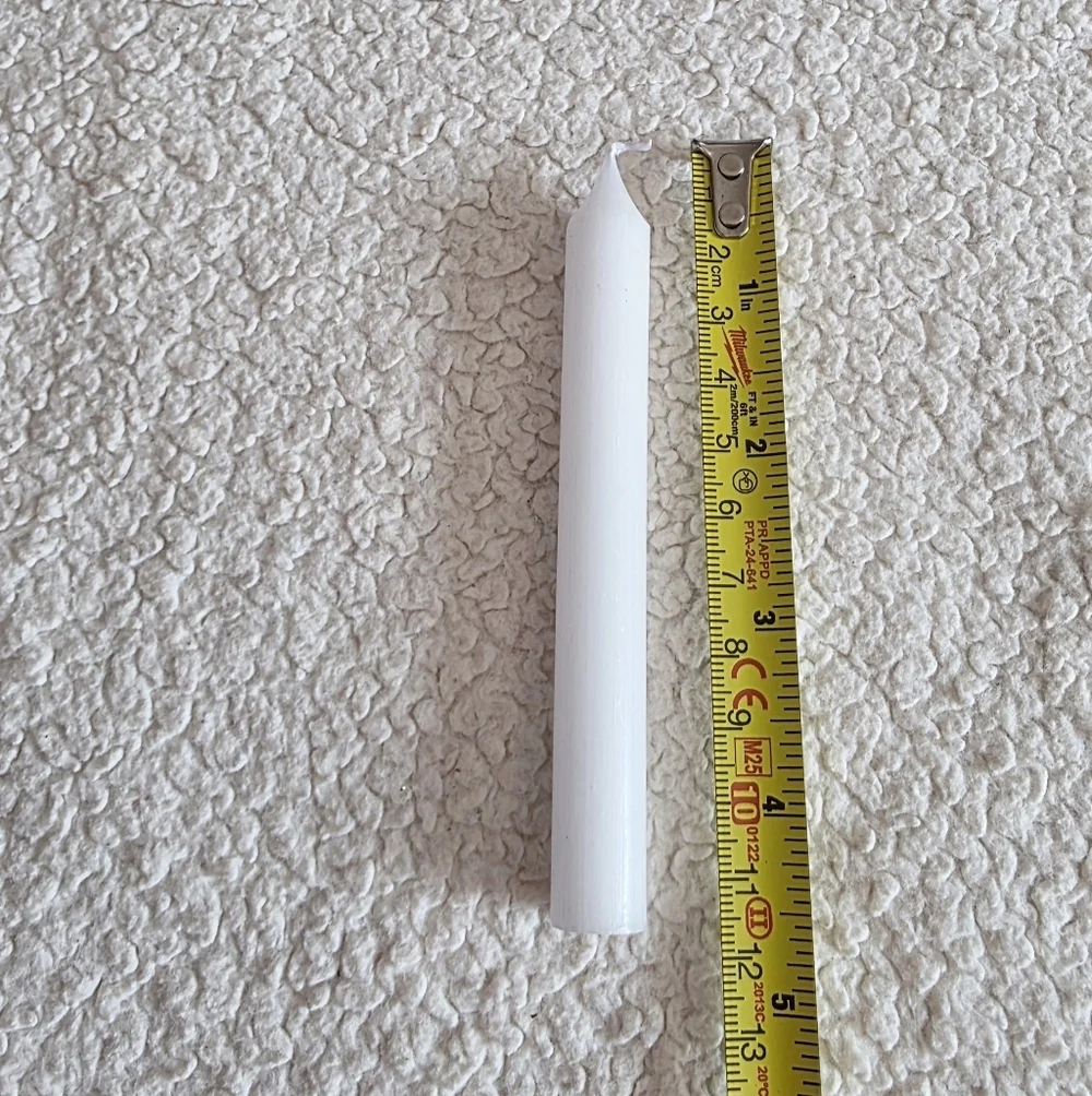 New Christmas White Vigil Candles 4.5